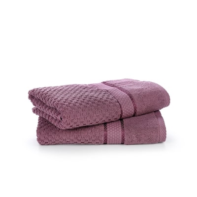 Hand Towel Popcorn Textured- Quick Drying 18 X 28 Inch by Ample Decor