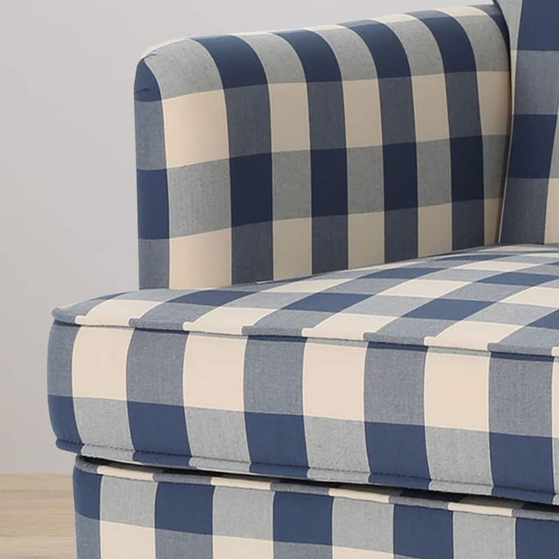 Harrison Tufted Fabric Club Chair by Christopher Knight Home