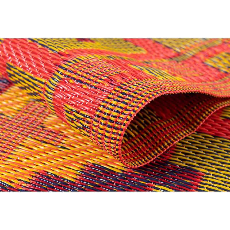 Reversible Mats Plastic Outdoor Rug for Camping, Patio, Backyard, RV, Picnic, Deck