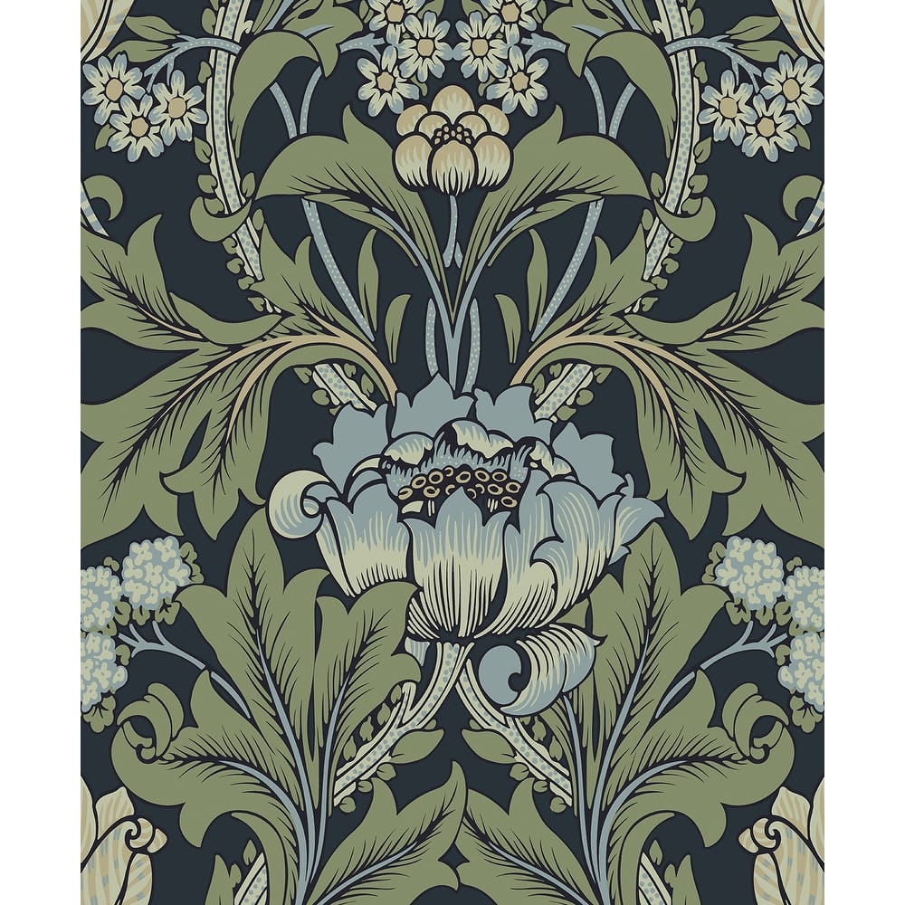 Seabrook Designs Primrose Garden Non-Woven Unpasted Wallpaper