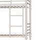 preview thumbnail 20 of 38, Industrial Style Twin Size Metal Triple Bunk Bed, Three Twin Size Beds