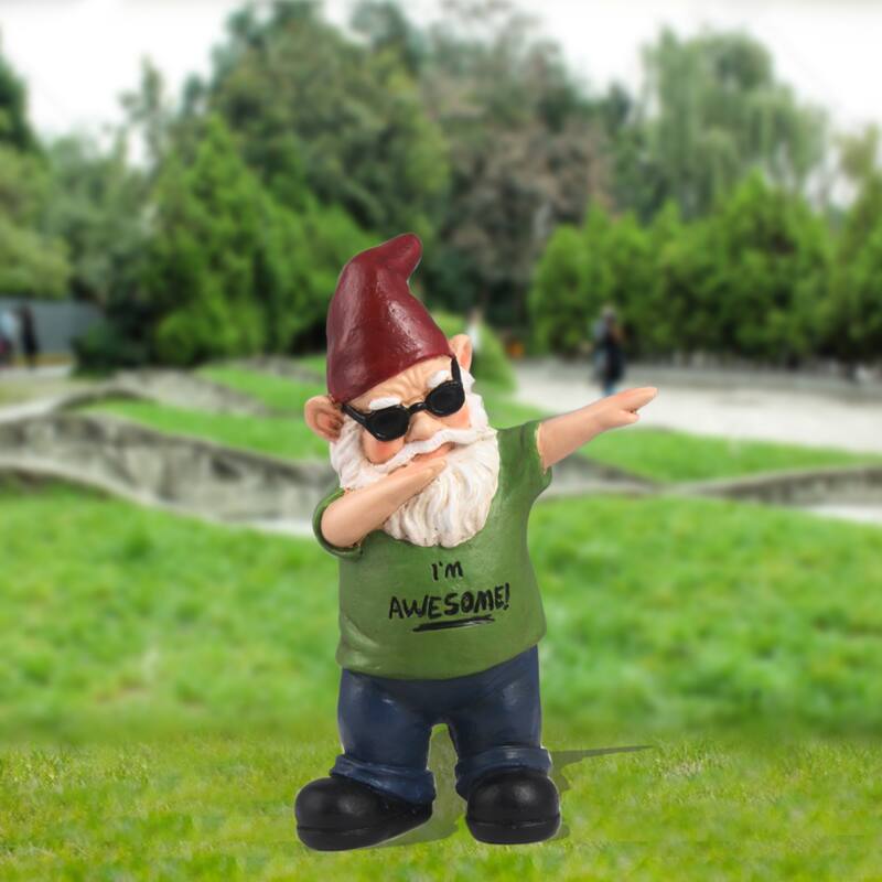 I'm Awesome Outdoor Gnome Garden Statue - 11"