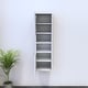preview thumbnail 13 of 11, Meble Furniture Madera 05 Wall-Mounted Matte Bookcase 13.6W x 13.8D x 47.2H Inches European Modern Design