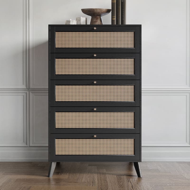 CraftPorch 4-pieces Mid-Century Modern Bedroom Set