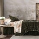 preview thumbnail 2 of 5, HiEnd Accents Stella Faux Silk Velvet Double Box Stitch Modern Rustic 3 Piece Quilt Set