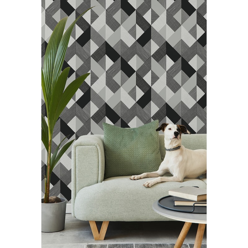 Stacy Garcia Home Marquetry Peel and Stick Wallpaper