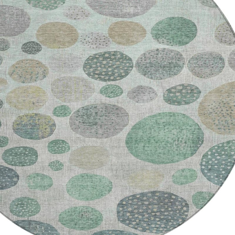 HomeRoots Geometric Transitional Rectangle Outdoor Rug
