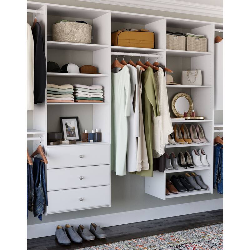 Easy Track 12 Ft. W. Classic Laminate Closet Kit