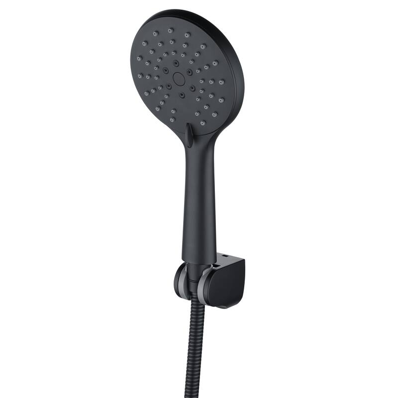 Matte Black 2-Spray Shower System with Handshower