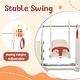 preview thumbnail 3 of 16, 4 in 1 Toddler Slide,Swing Set,Kids Playground Climber Slide Playset with Basketball Hoop,Freestanding Combination for babies