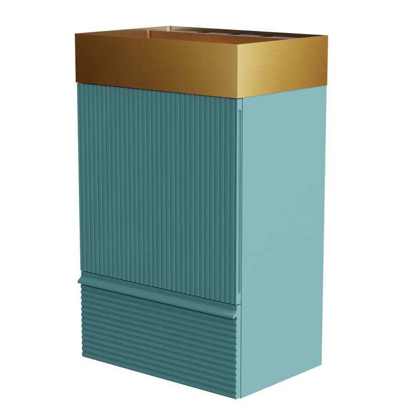 20"Bathroom Vanity with Stainless Steel Sink