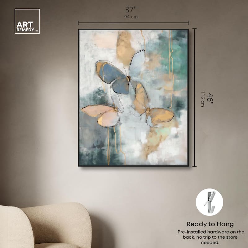 Butterflies Dream II Canvas by Art Remedy