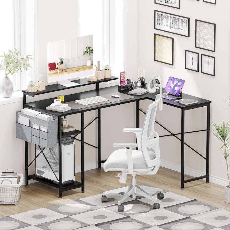 L Shaped Gaming Computer Desk