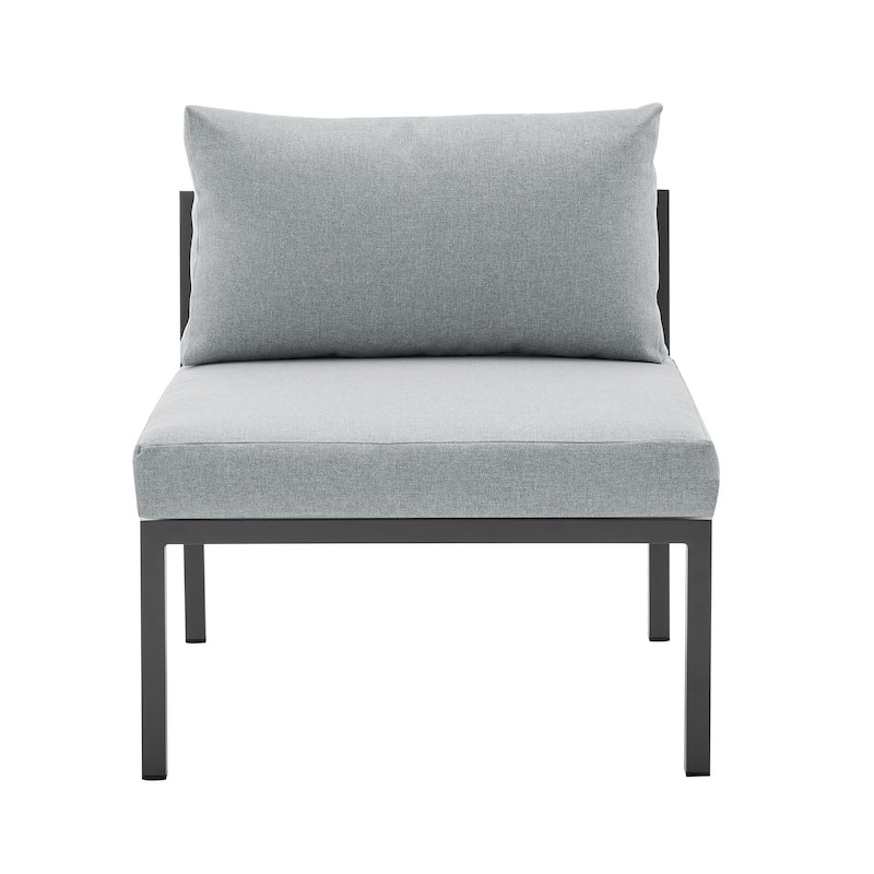 Manhattan Comfort Sunnyside Modern Corner Patio Conversation Set