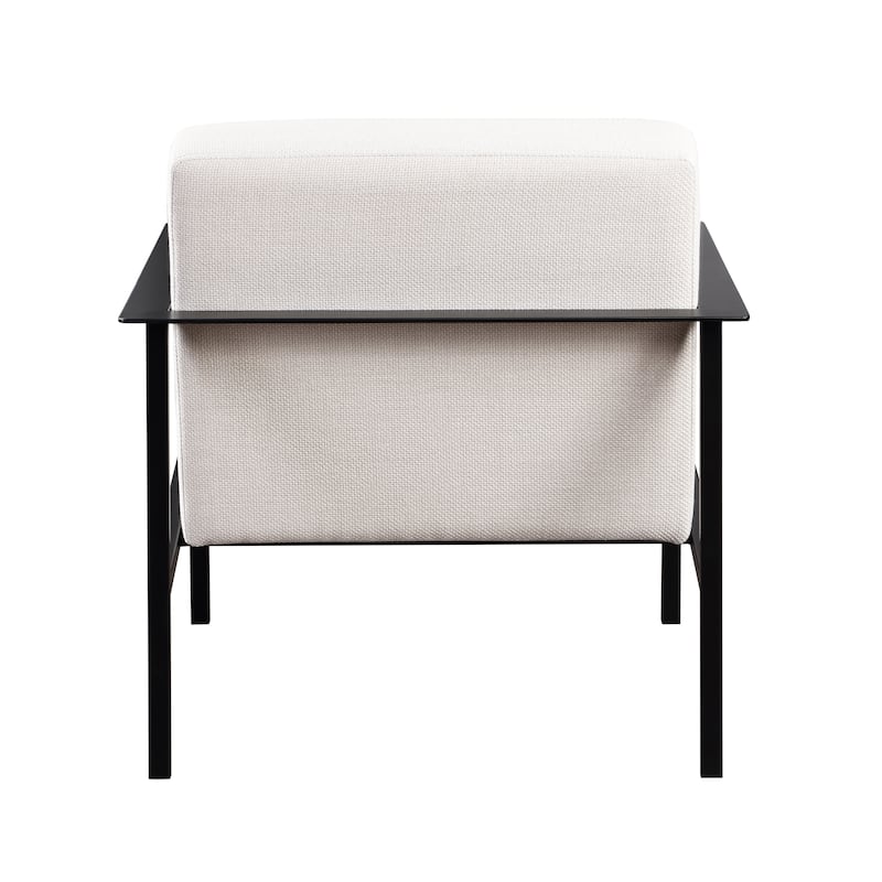 Margot Stationary Metal Accent Chair by Greyson Living - Oatmeal