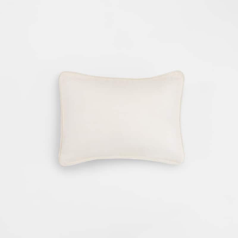 Katalene Linen 12 x 16 Inch Lumbar Pillow - Ivory