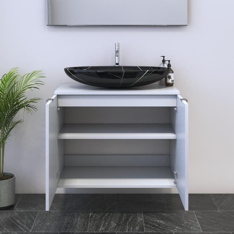 Nicole 2D 80 Floating Bathroom Vanity (32" Width)