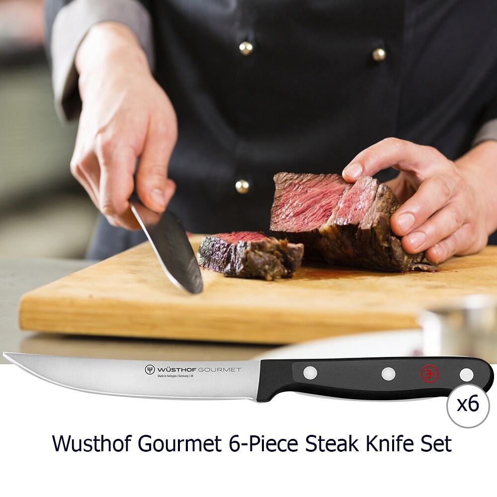 Wusthof Gourmet 6 Piece Steak Knife Set