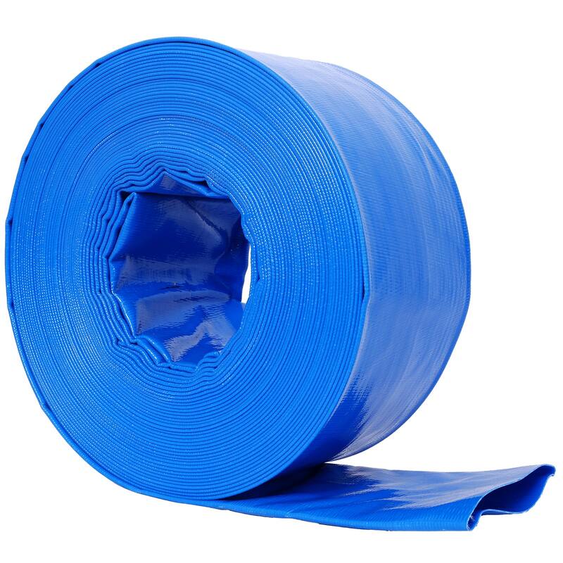 3" Heavy Duty Pool Backwash Hose, Reinforced PVC with 2 Clamps
