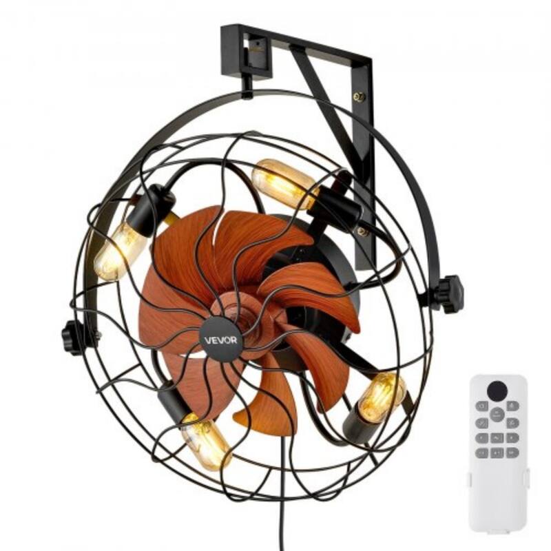 High-Volume Wall Fan 1800 CFM with Reversible Motor and Quiet Operation Timer 6-Speed Control - 21.3 x 15 x 24.4 in