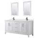 Option White / Giotto Quartz Top / Matte Black Hardware