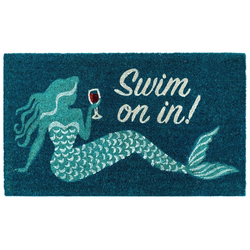 Liora Manne Ocean Goddess Coir Welcome Door Mat
