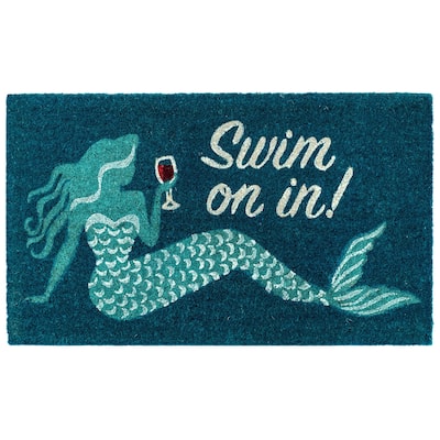 Liora Manne Ocean Goddess Coir Welcome Door Mat