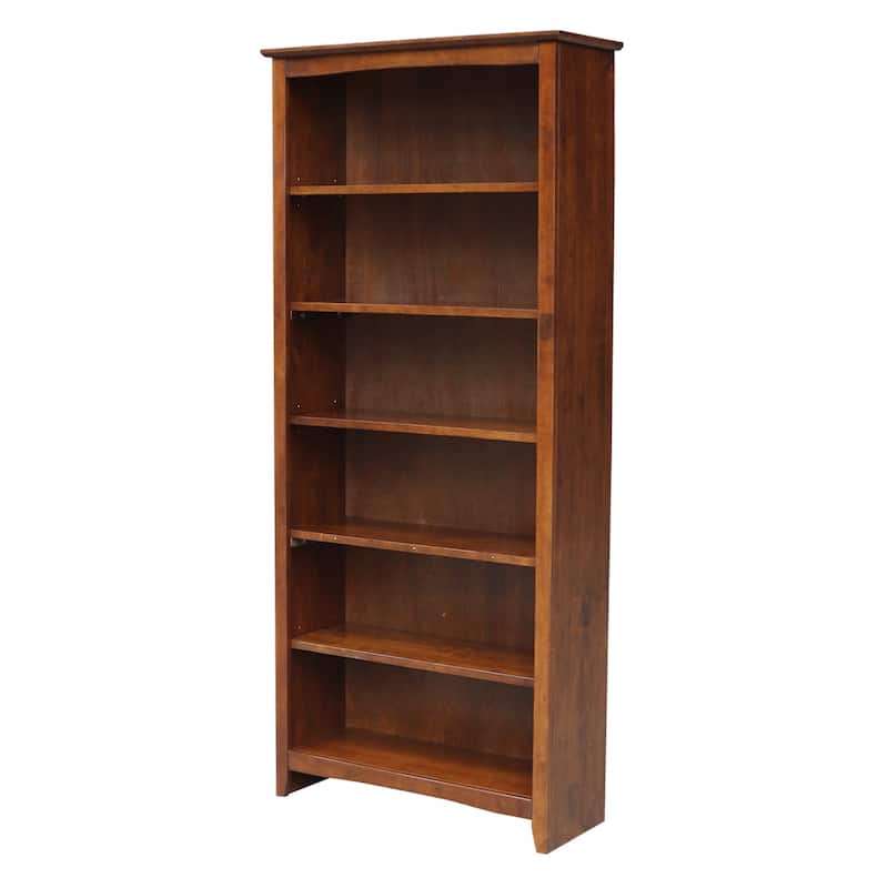 International Concepts Solid Wood Shaker Bookcase