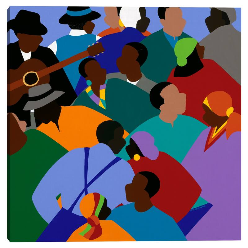 Jook Joint Gullah Islands by Synthia SAINT JAMES Canvas Art Print