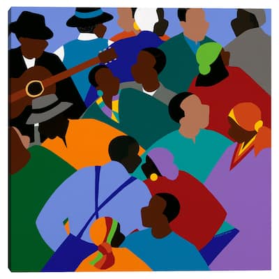 Jook Joint Gullah Islands by Synthia SAINT JAMES Canvas Art Print