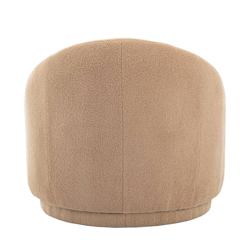 35" Wide Upholstered Swivel Accent Barrel Chairs (Set of 2)