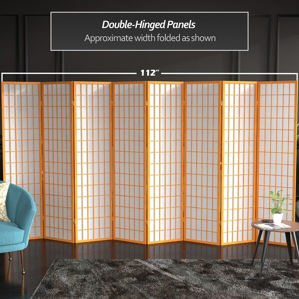 Wood and Rice Paper Windowpane Shoji Screen (China) - Bed