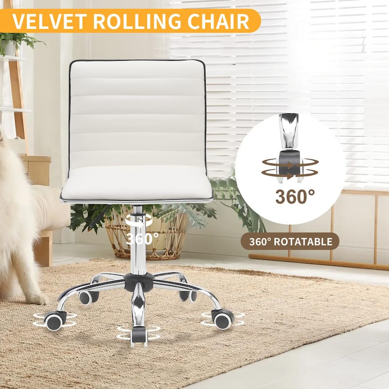 WIZ Contemporary Armless Desk Chair