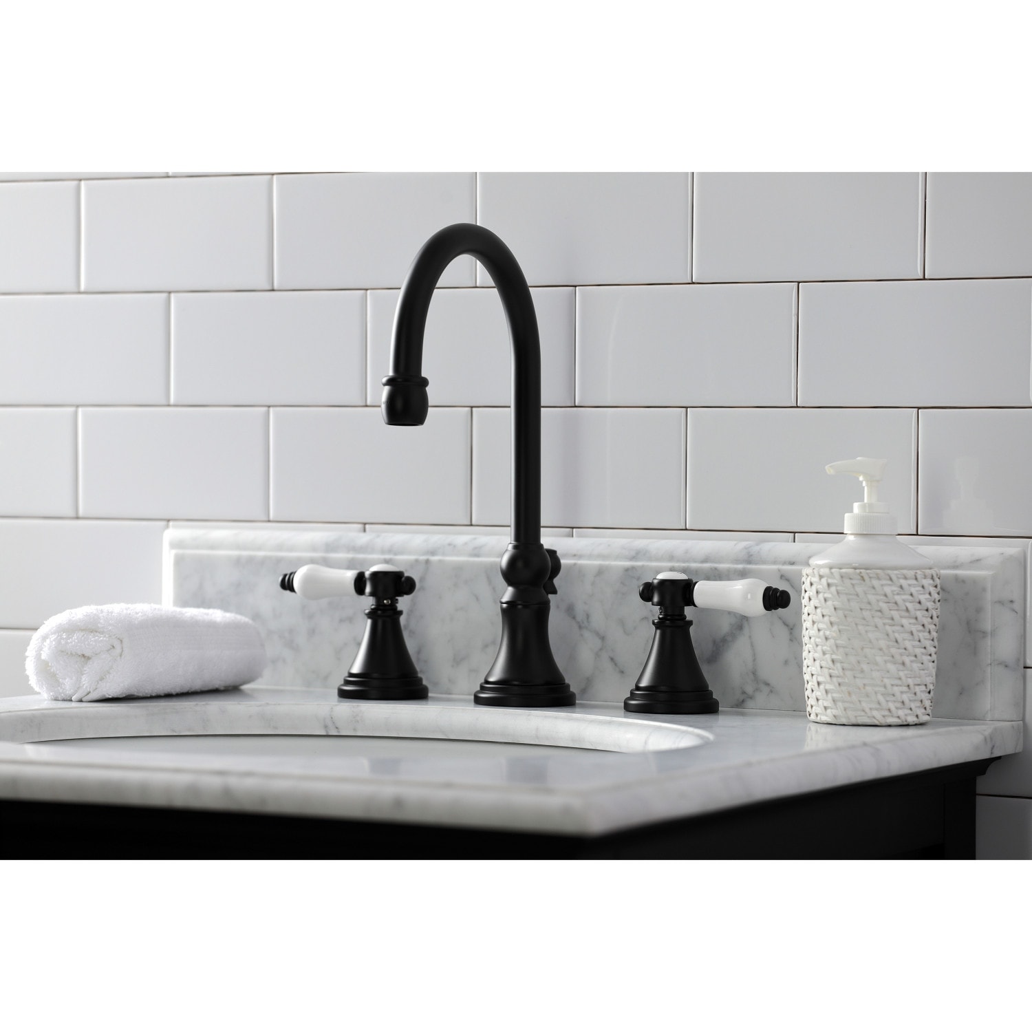 Kingston Brass Bel-Air 8 in. Widespread Bathroom Faucet