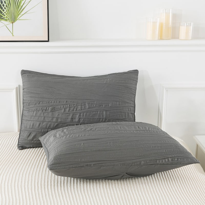 3 Pieces Quilted Comforter Set with 2 Pillow Shams