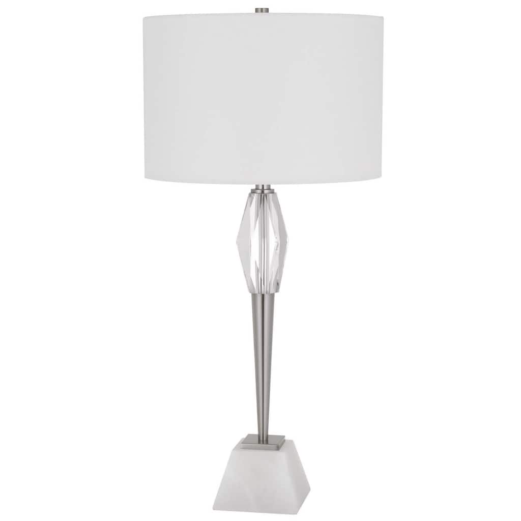 Assen 32" Height Brushed Steel Metal Table Lamp - One Size