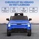 preview thumbnail 4 of 7, Qaba 12V Kids Ride on Truck, Chevrolet Silverado EV RST Licensed Electric Car with Parent Remote Control, Black