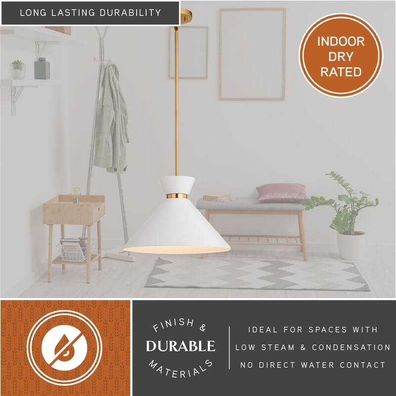 Racine Mid-Century Modern Bowtie Pendant Light, LED Compatible