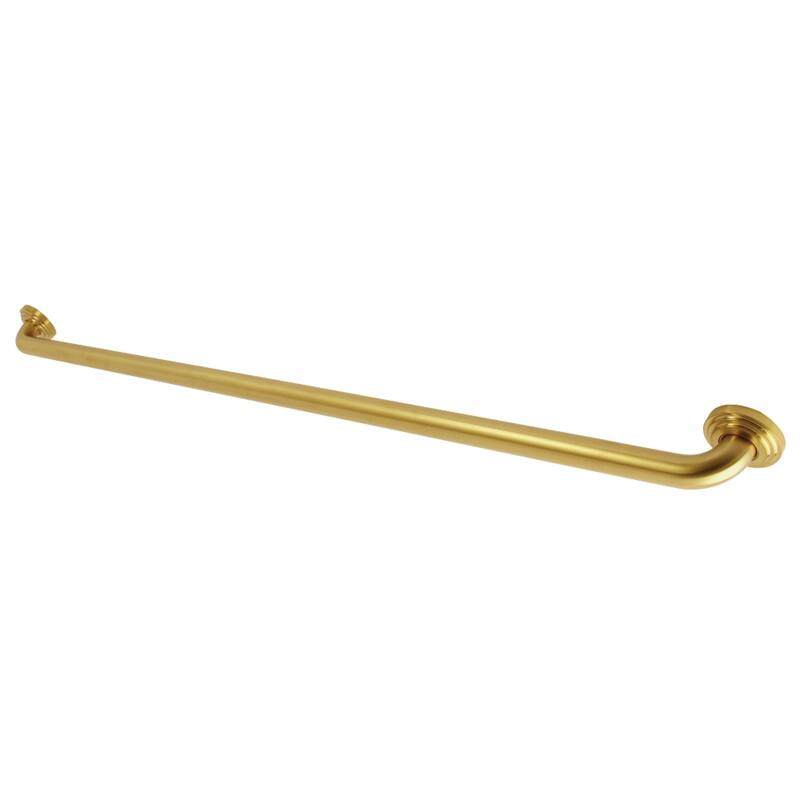 Kingston Brass Milano 48-Inch x 1-1/4 Inch O.D Grab Bar - Brushed Brass