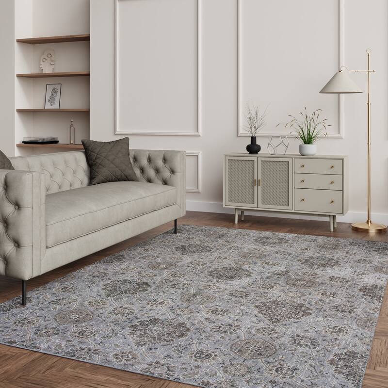 Domani Adaline Traditional Medallion Area Rug