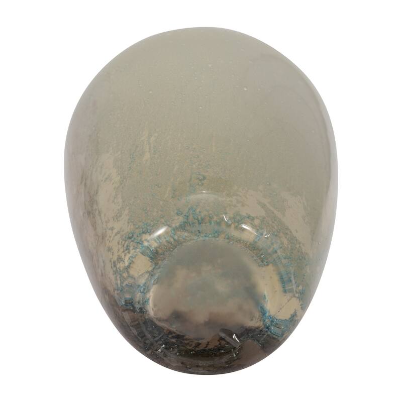 Sagebrook Home Glass Nude Cylinder 2Tone Vase