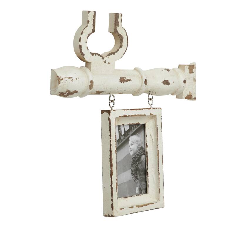 Wood Wall Photo Frame - White - Roche River Decor