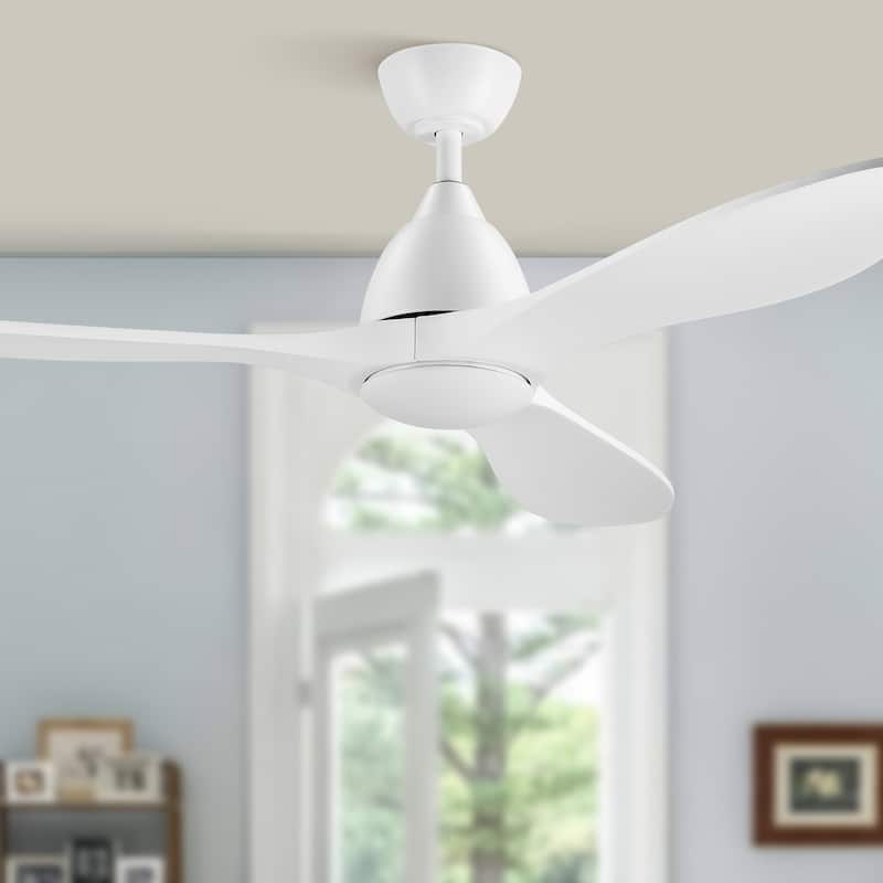 CO-Z 3 - Blade Modern Classic Smart Ceiling Fan with Dimmable LED Light and Remote