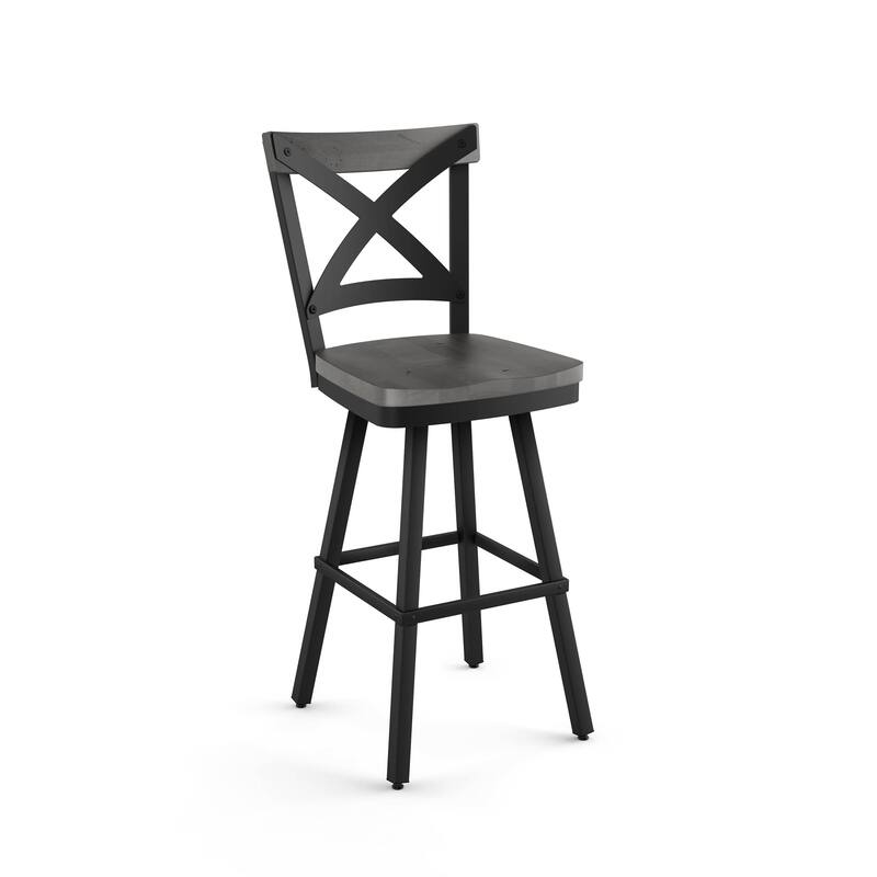 Amisco Jasper Swivel Counter and Bar Stool