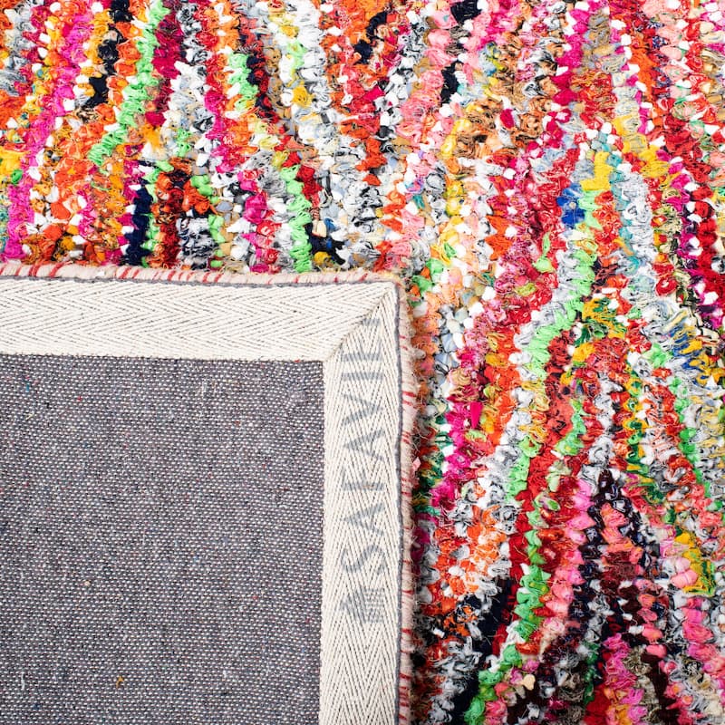 SAFAVIEH Handmade Nantucket Krishna Contemporary Cotton Rug