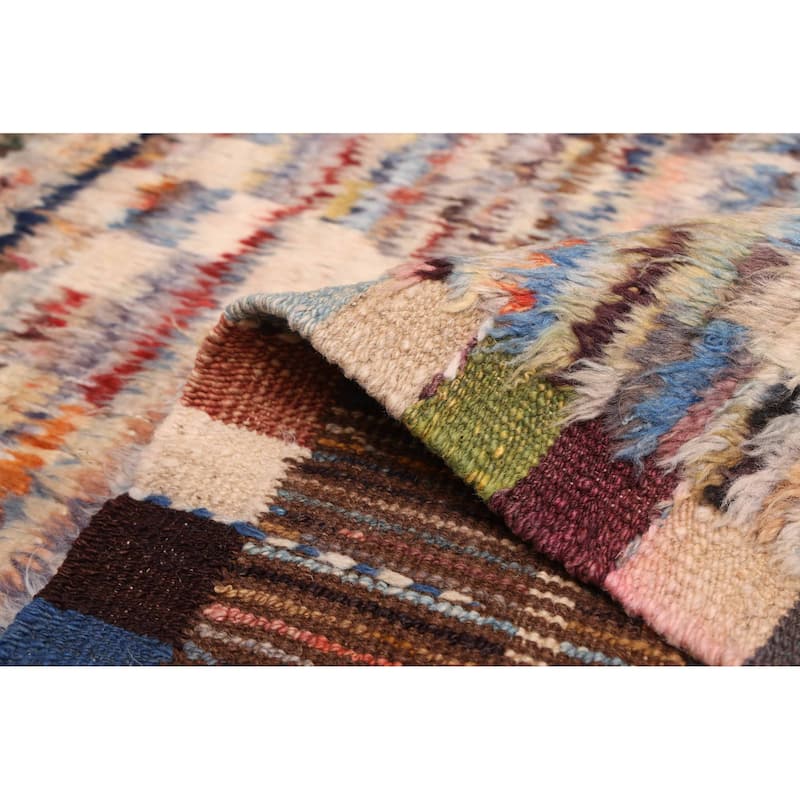 ECARPETGALLERY Hand-knotted Pak Finest Marrakesh Multi Color Wool Rug - 8'4 x 9'9