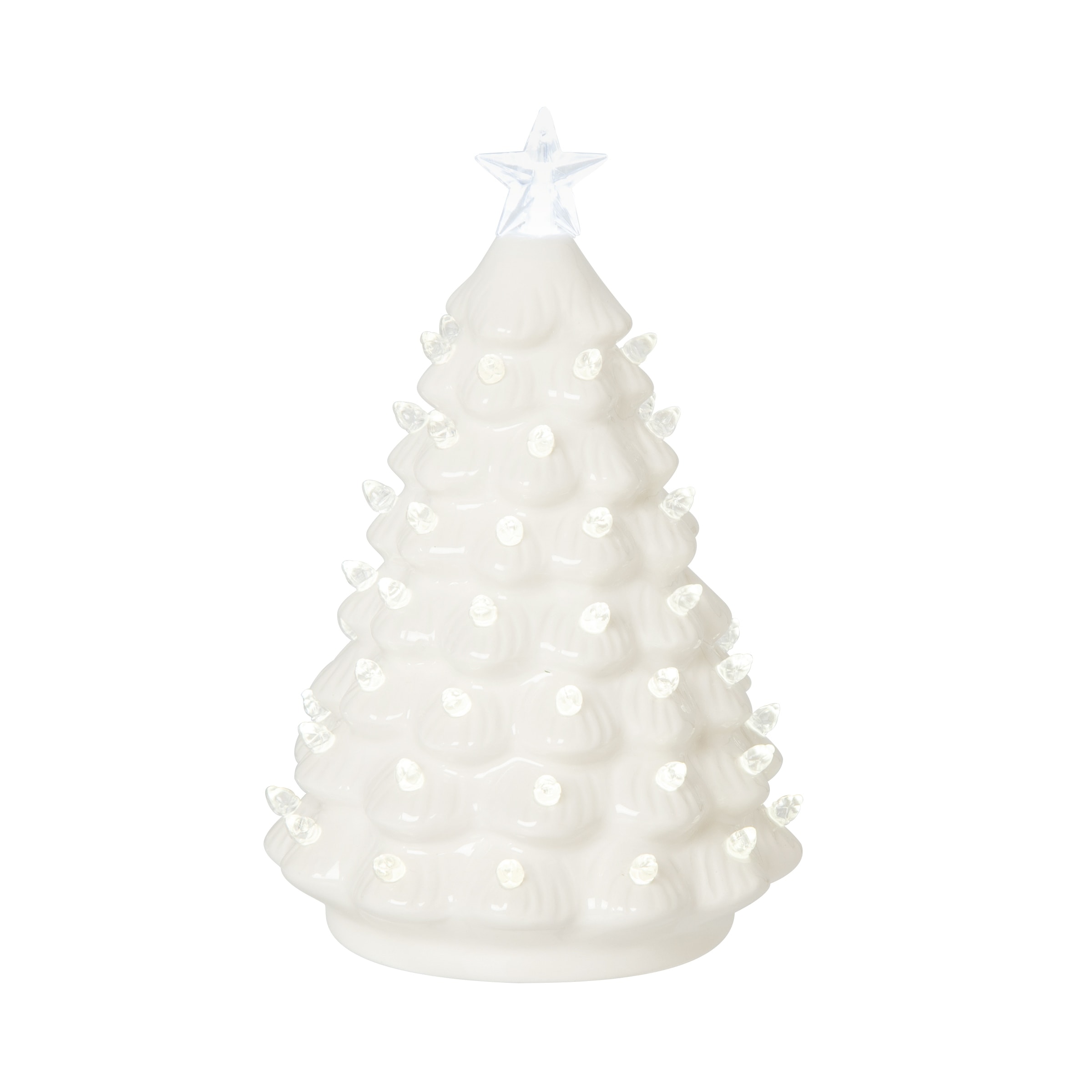 Large White Tree LED Figurine