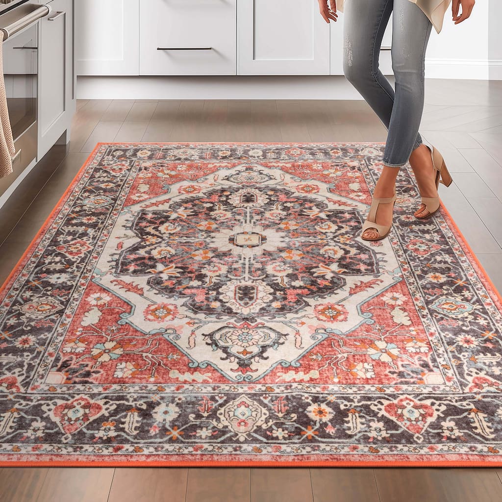 Well Woven Kings Court Zazzu Traditional Medallion Oriental Area Rug