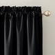 preview thumbnail 23 of 122, Sun Zero Oslo Theater Grade Extreme Total Blackout Rod Pocket 1-Piece Curtain Panel, Single Panel
