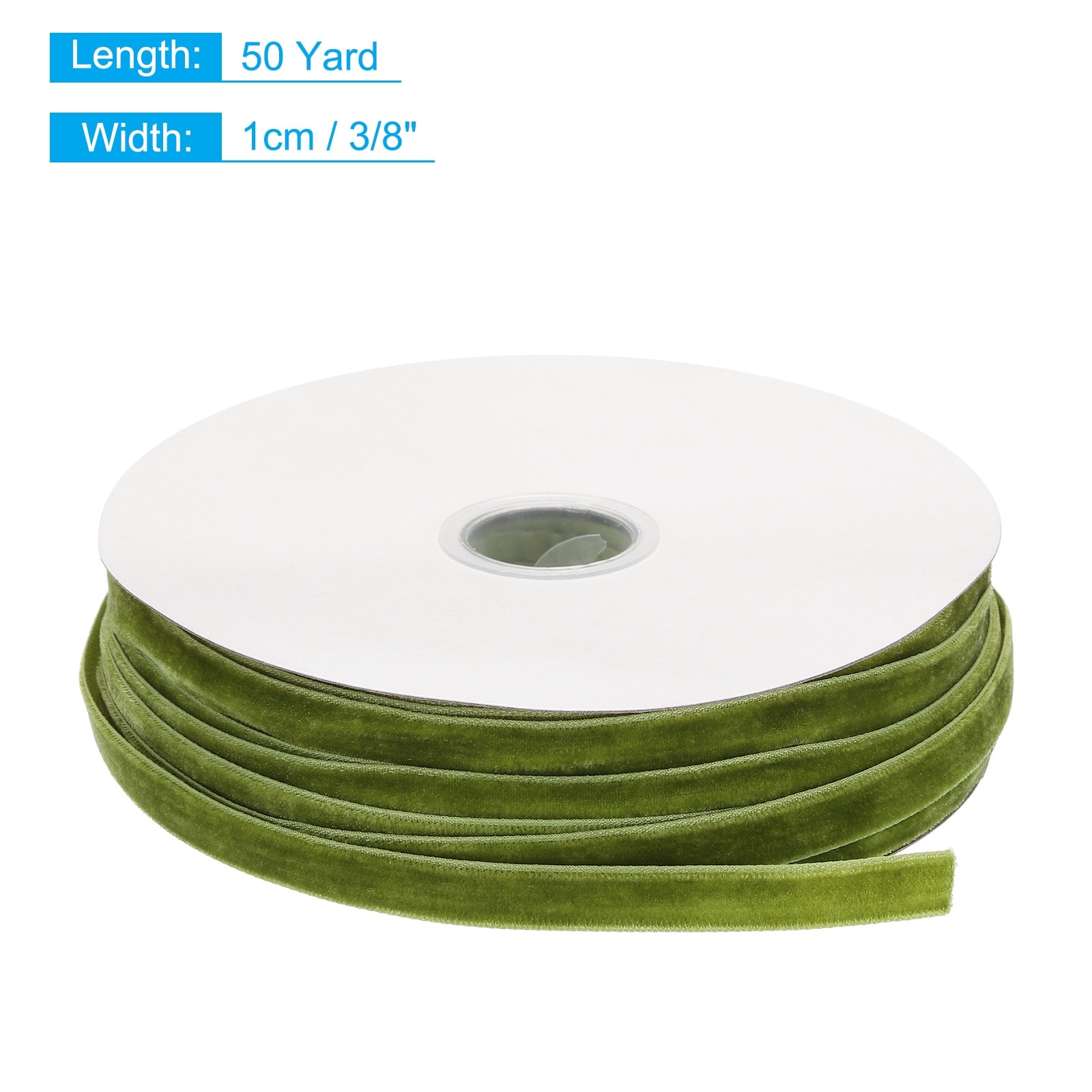 Velvet Ribbon Single Face Spool Silky Velvet Fabric for Bouquets DIY Crafts Gift Wrapping